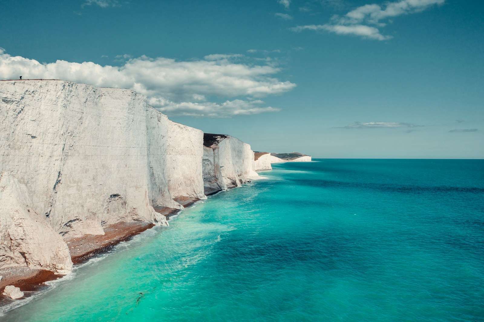 The Seven Sisters chalk cliffs
